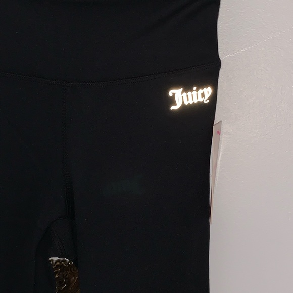 Juicy NWT 3/4 Capri black tight size XS - Picture 5 of 10